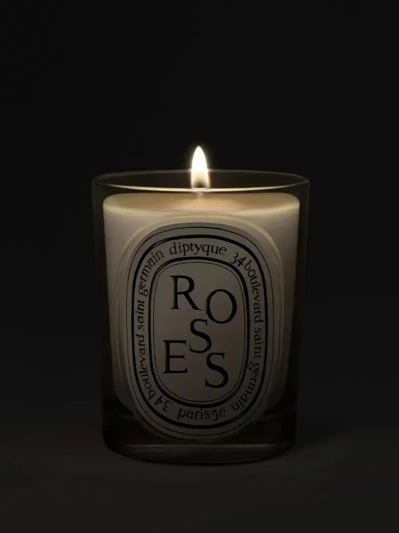 Diptyque Scented Candle 190g in Roses, photo 2 of 3
