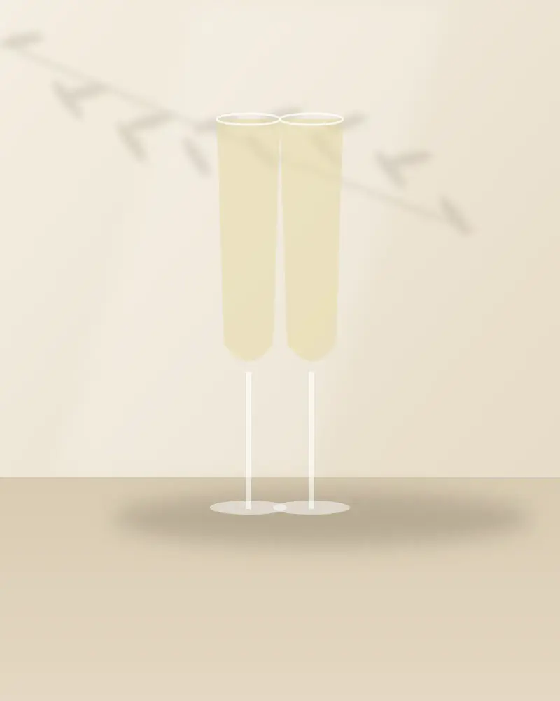 Wedgwood × Vera Wang Love Together Champagne Flutes